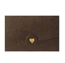 10 шт./лот) 17,5*11 см цветной перламутровый бумажный конверт Love горячее тиснение конверты для поздравительных открыток свадебные приглашения - Цвет: Coffee