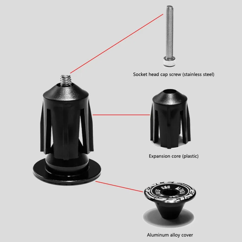 2021 New Bicycle Handlebar Cover Wake Bar End Plugs Durable Waterproof Cycling Bike Al | Спорт и развлечения