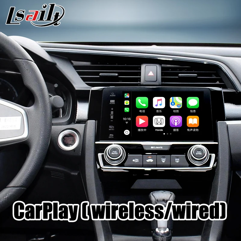 Android 7 1 3G ОЗУ 6-ядерный мультимедийный видеоинтерфейс для Civic Honda 2016-2018 года с GPS