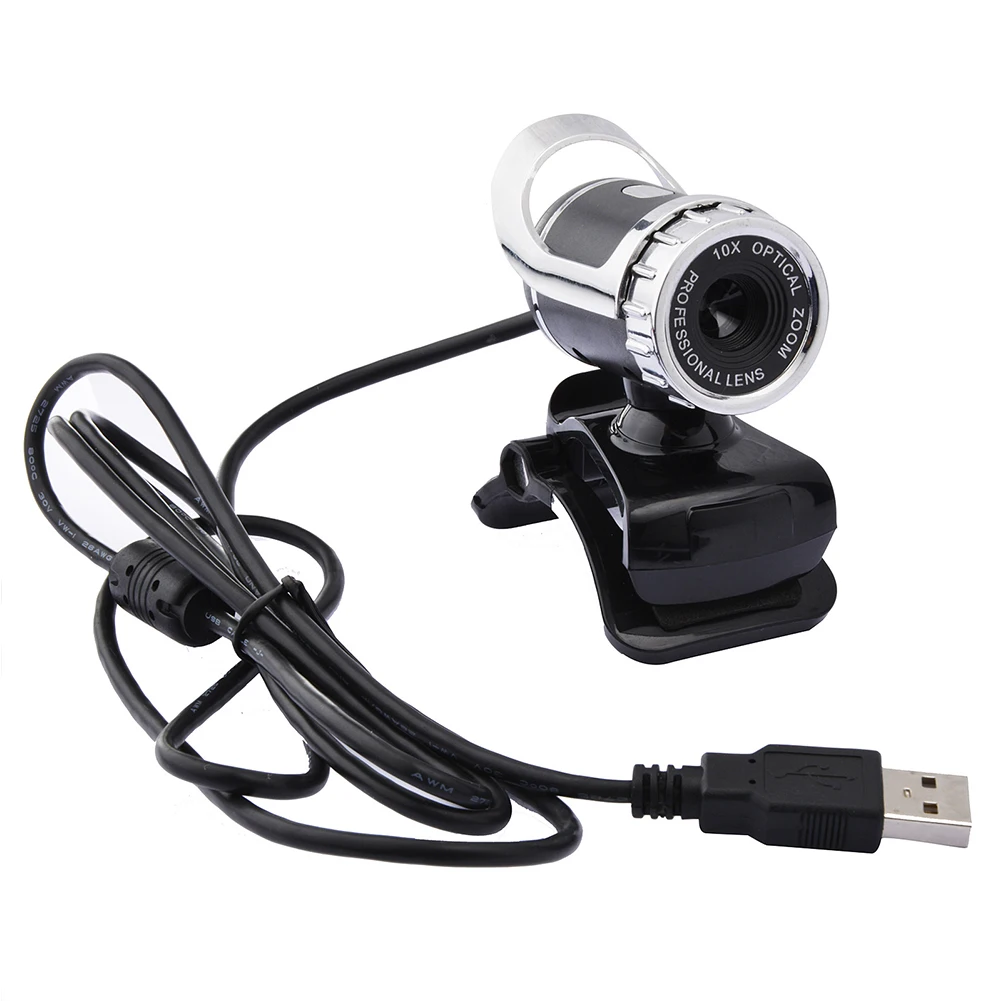 Зажим для ноутбука USB 2 0 HD веб камера звукопоглощающий микрофон ПК Настольная