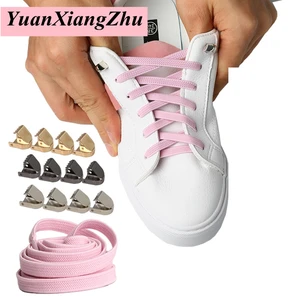 Эластичные шнурки для кроссовок, без завязывания, быстрая безопасность, плоские, для детей и взрослых, унисекс, для ленивых