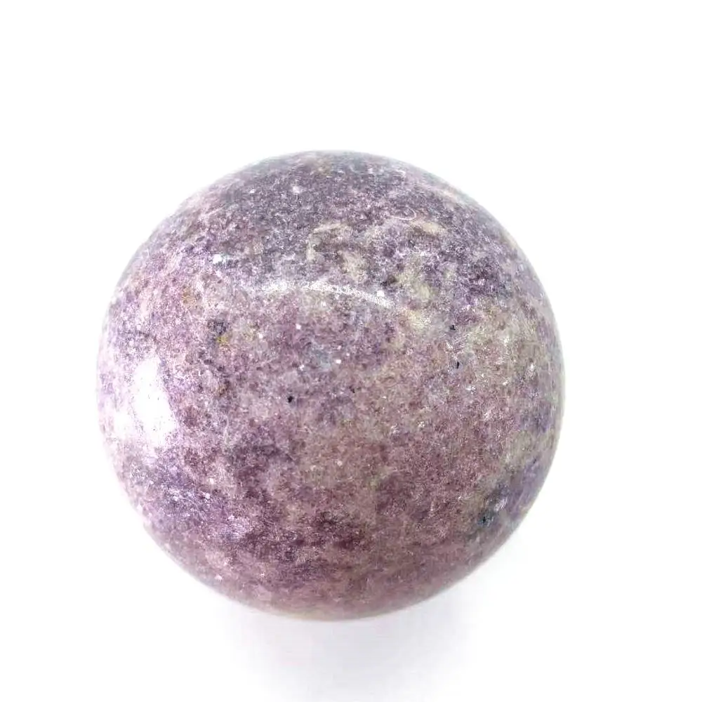 55 мм натуральный лепидолит Хрустальная Сфера фиолетовый Кристальный шар для