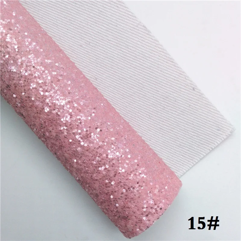 15 Блестящая блестящая ткань, 21X29 см, размер А4, Пастельная блестящая ткань, плотная блестящая кожа, виниловая ткань из искусственной кожи для бантов, GM664A - Цвет: 15