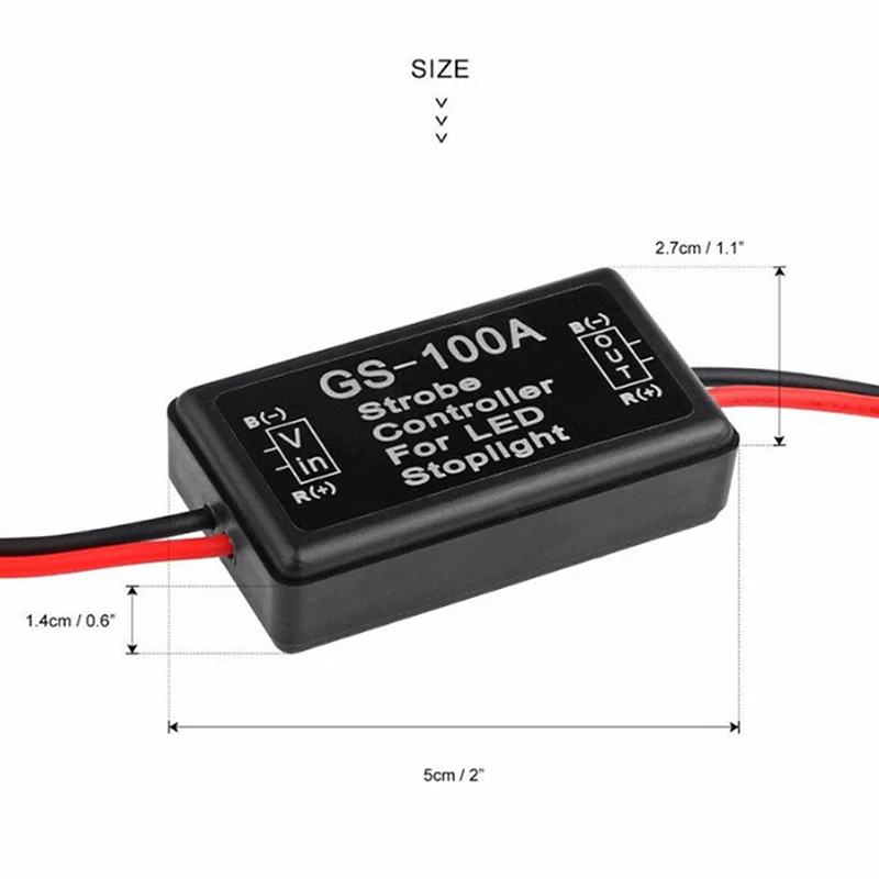 12 В автомобиль Транспортное средство Gs-100a Led контроллер вспышки мигающий модуль