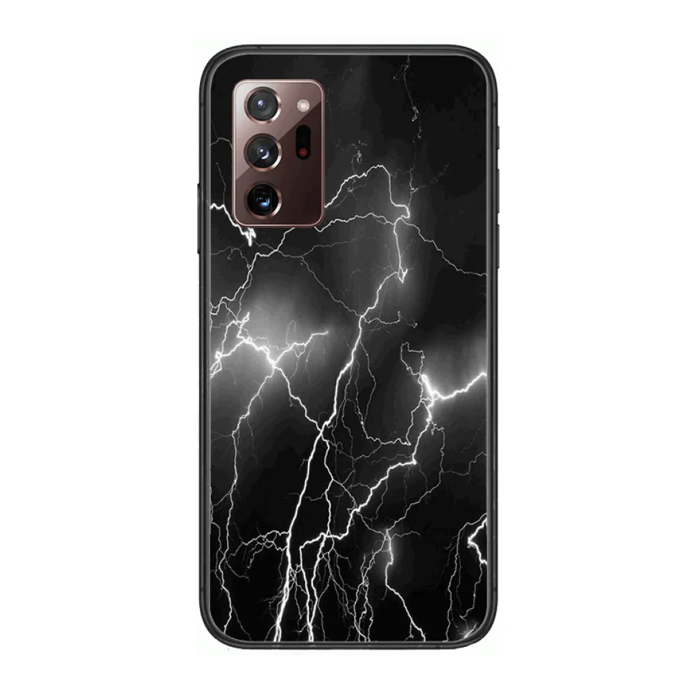 

Nice Shockproof Phone Case cover hull For SamSung note20 10 9 8 4 pro plus black prime soft bumper Transparent