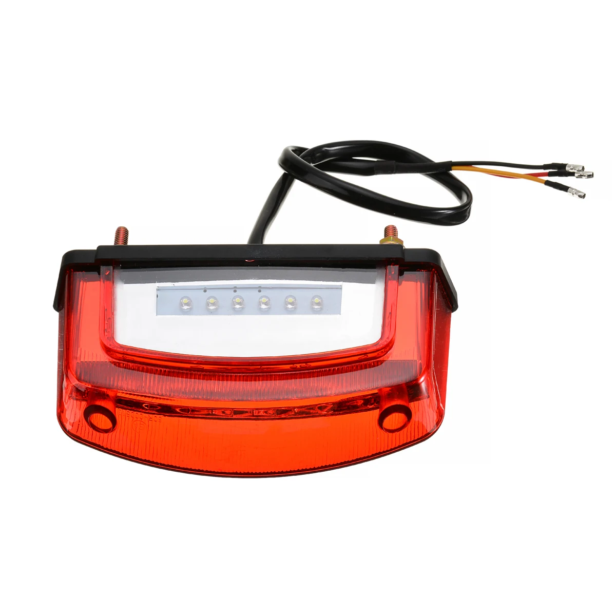 Mayitr 1 шт. мотоциклетные 21LED красный задний стоп-Лампа Белый номерной знак