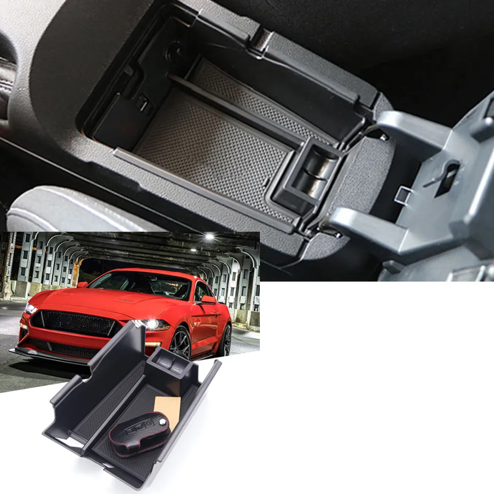 

Подлокотник-органайзер для консоли и аксессуаров, совместимый с Ford Mustang 2017-2020