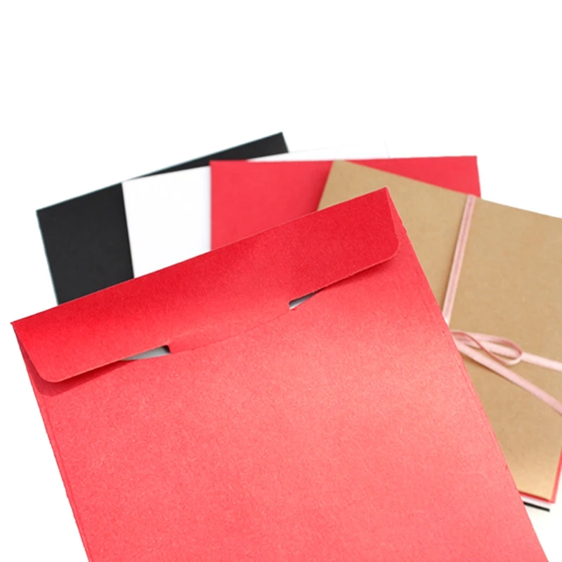 

30Pcs Premium Thick Paper Sleeves Envelope Kraft Paper Bags for Disc Blu-ray Media Storage Paper Bag