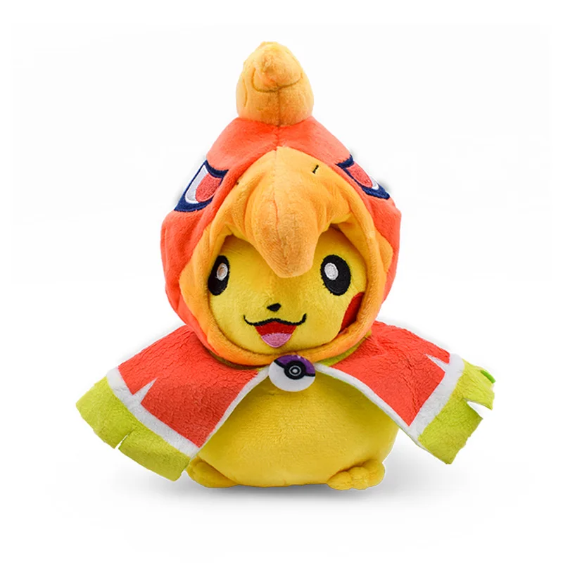 Горячие игрушки 20-24 см 7,9-9,4 ''Пикачу Косплей тиранитар Hydreigon Charizard Snorlax Ampharos Garchomp Мягкие плюшевые игрушки плюш - Цвет: 21cm Ho-Oh laugh
