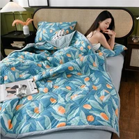 home textile new bedding summer quilt blankets thin comforter washable bed cover quilting home textiles suitable for adults kids