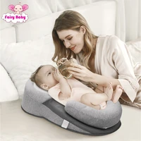 baby pillow newborn shaping pillow concave soft prevent flat head anti baby spit milk crib sleep positioning for baby nursing