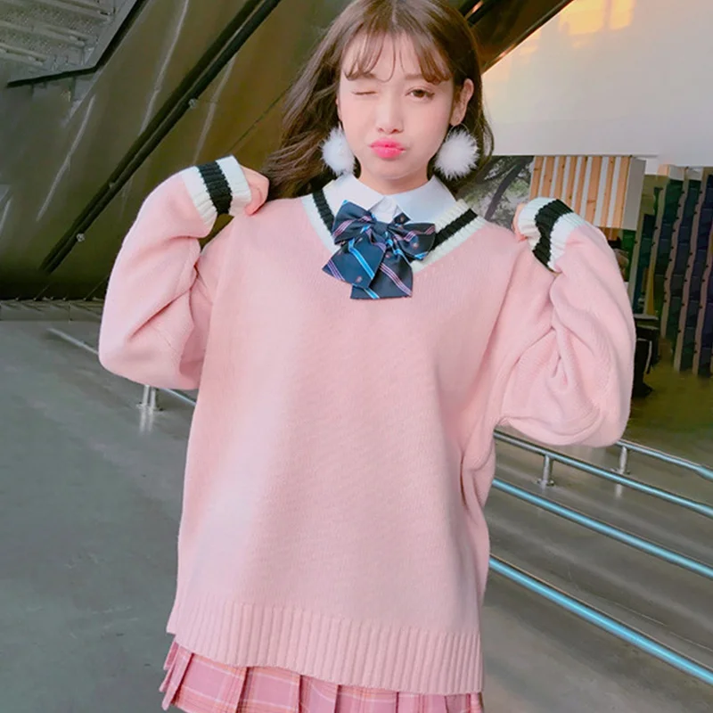 

Женский вязаный свитер с v-образным вырезом, 5 цветов, Зимний пуловер в стиле пэчворк с длинными рукавами