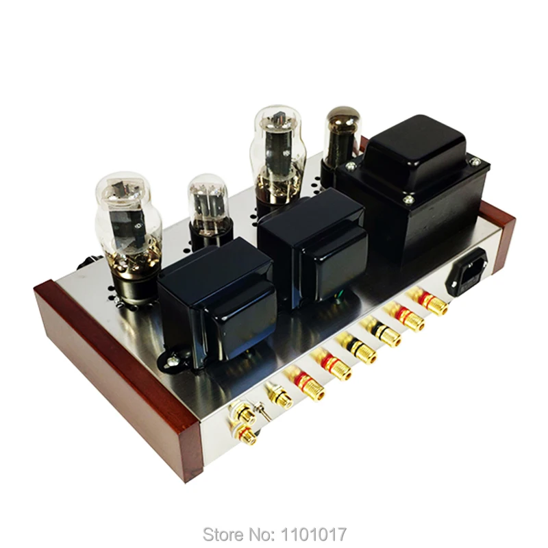 JBH 6H9C 6P3P FM MP3 ламповый усилитель HIFI EXQUIS одиночный 6L6 лампа радио USB ключ файл декодер готовой Amp