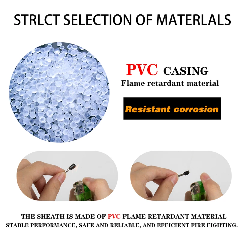 100 шт. двойная проволочная Труба 0 5 ~ мм² холоднопрессованная Изолированная