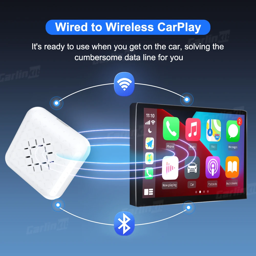 Carlinkit MINI 3 0 Apple CarPlay беспроводной ключ автоматическое воспроизведение USB адаптер