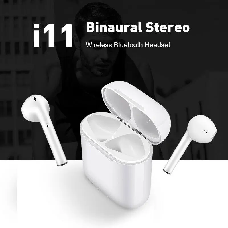 I11 tws bluetooth 5,0 беспроводные наушники сенсорный Контрольный динамик мини наушники с микрофоном для iphone 11 Pro Max 6 7 8 samsung S8 S10