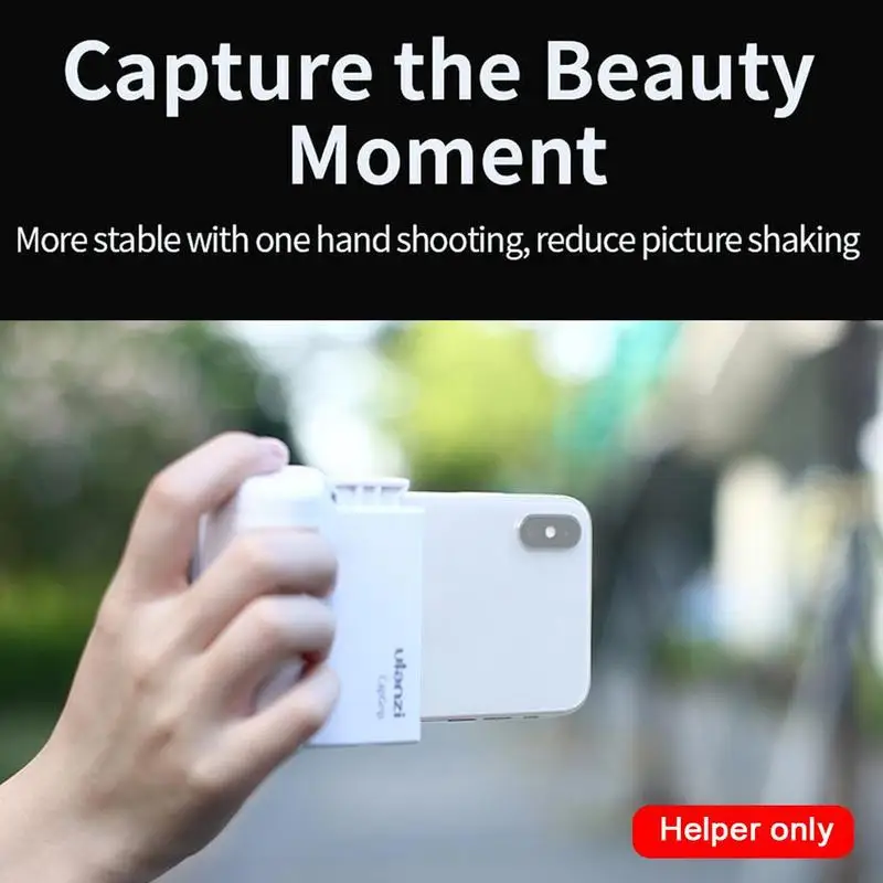 

Wireless Bluetooth Smartphone Selfie Booster Handle Grip Phone Stabilizer Stand Holder Shutter Release 1/4 Screw