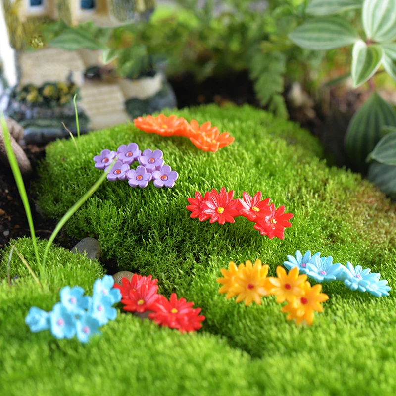 Новый 10 шт. миниатюрный цветок мох бонсай DIY ремесла Сказочный садовый пейзаж
