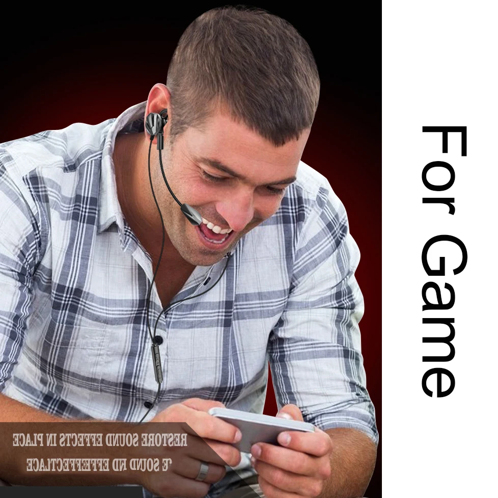 Сабвуфер игровая гарнитура 1 2 м проводные наушники Игровые наушники-вкладыши