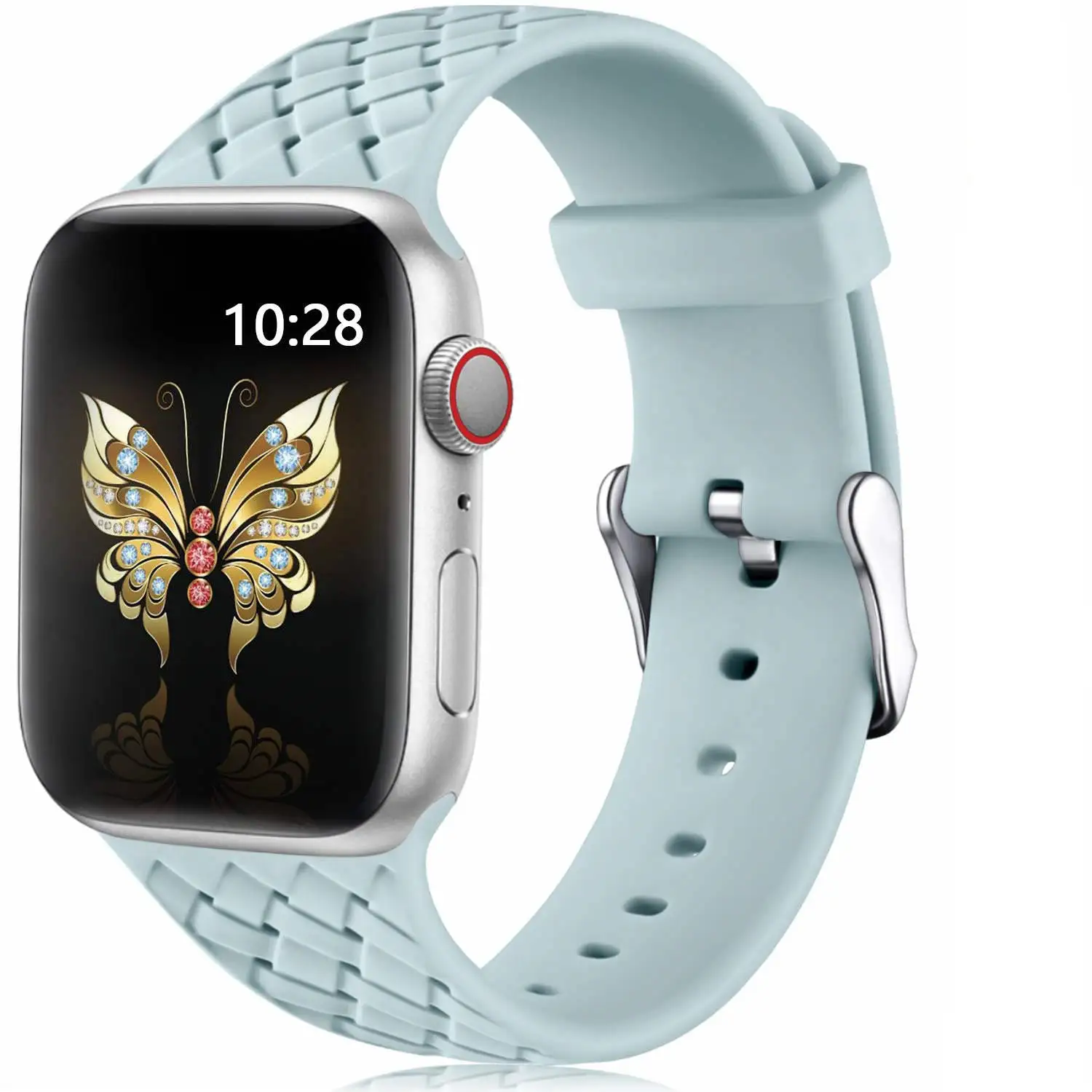 turquoise Силиконовый ремешок для apple watch 5 4 band 44 мм 40 мм iwatch 3 band 42 мм 38 мм браслет ремешок для часов apple watch series 4 5 3 2 1 - Цвет ремешка: turquoise
