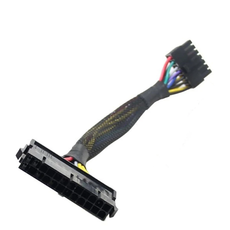 ATX 24 контакта до 14 контактов кабель адаптера питания 18AWG сетчатый комплект