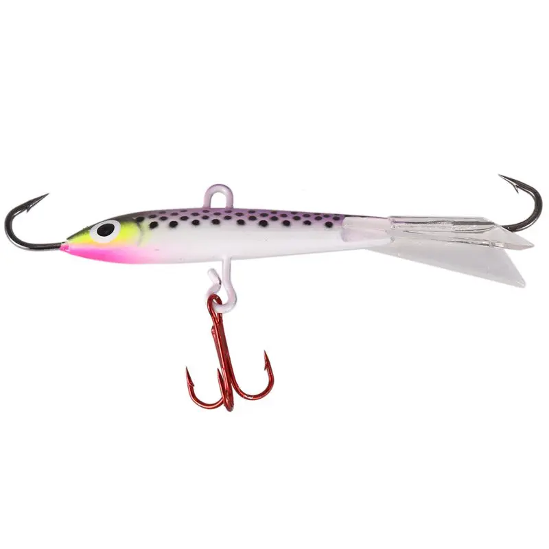 1 шт. зимняя приманка для ловли льда 3D глаза жесткая балансирующая рыбалки