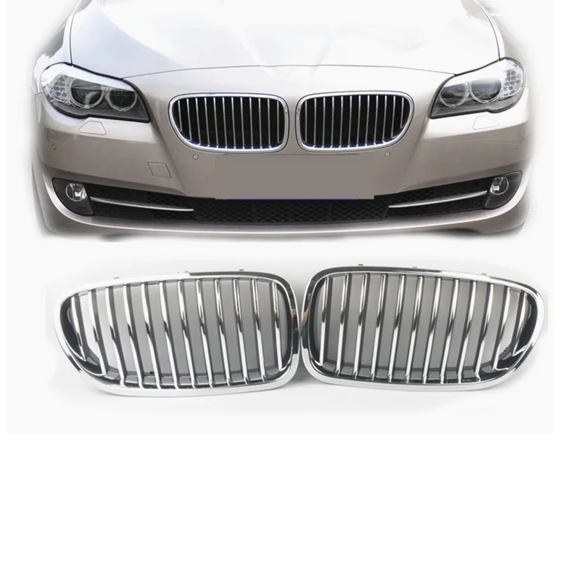 Блестящие хромированные рейки для радиатора почек BMW 5 Series F10/F11 M5 520i 523i 525i 528i 530i 550i