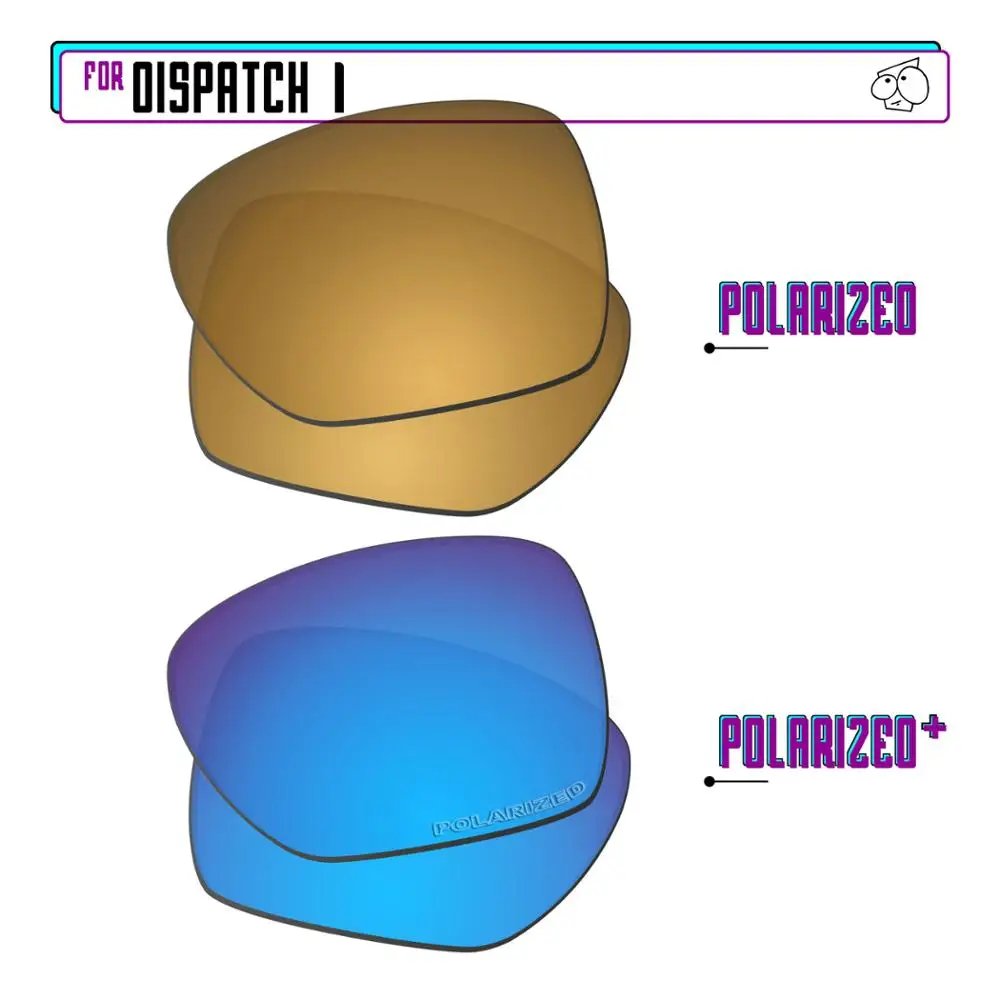 

Ezreзаменить поляризованные Сменные линзы для-Оукли отправка 1 Солнцезащитные очки-BlueP Plus-GunmetalP
