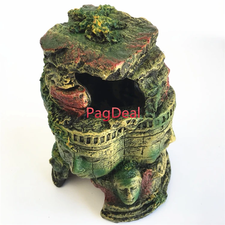Аквариумные украшения статуя Будды экзотическая среда древняя каменная голова