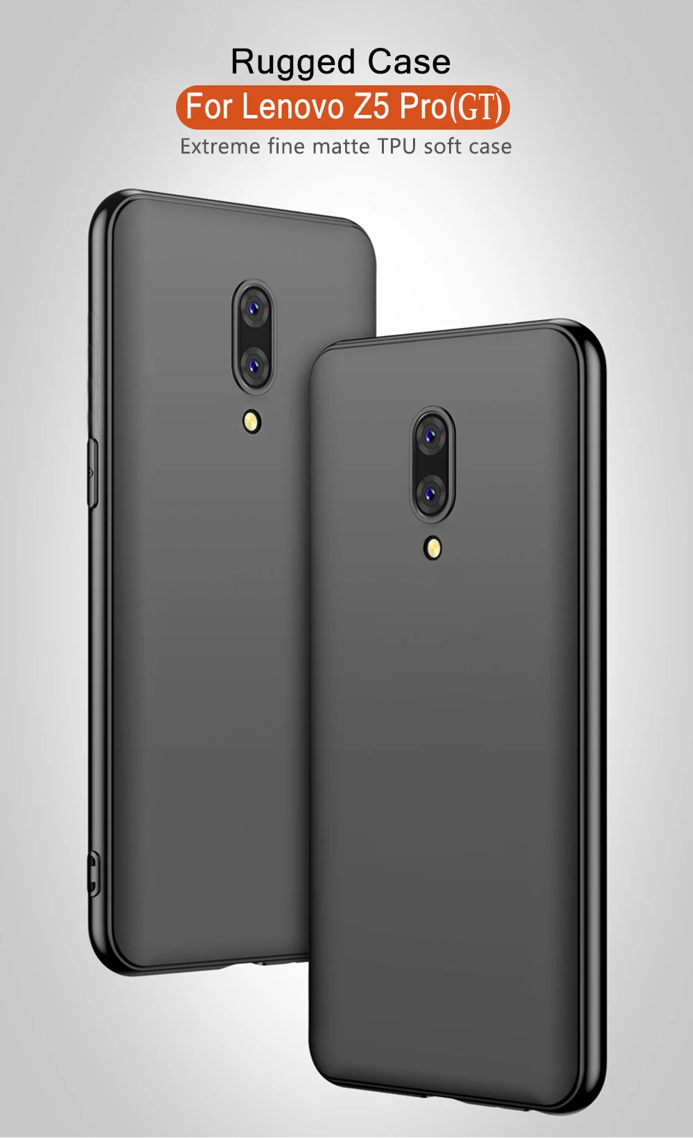 Keajor мягкий матовый чехол для lenovo Z5 Pro GT чехол TUP силиконовый ультра-тонкий бампер задняя крышка для lenovo Z5Pro поддержка телефона слайд