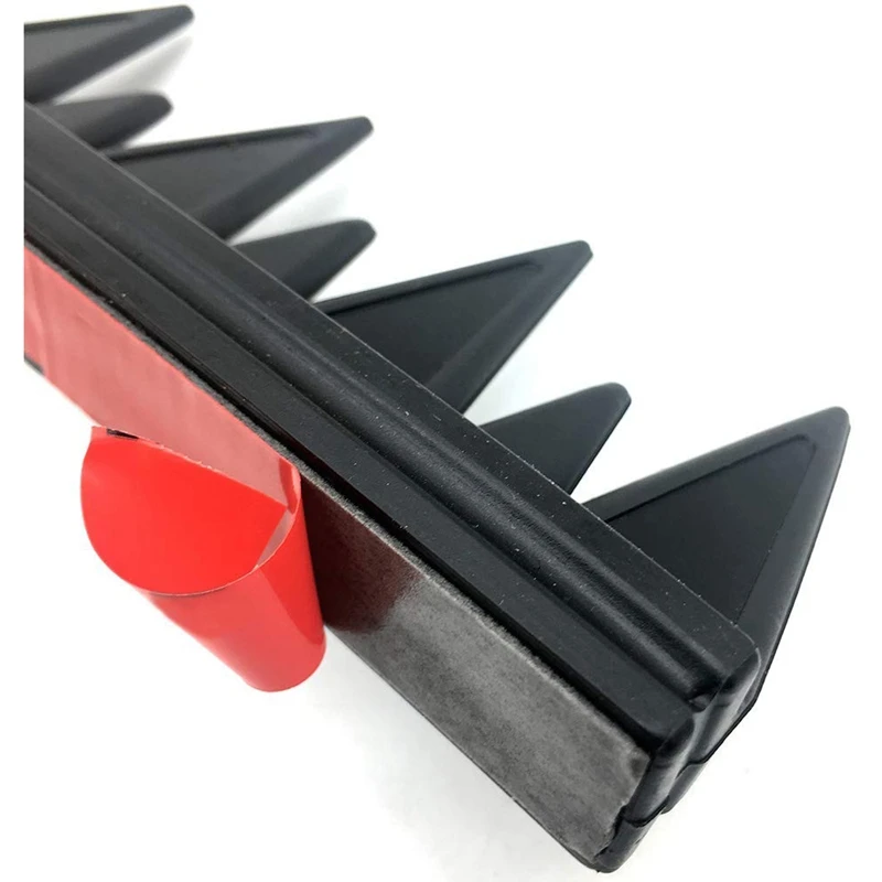 

Reflective Motorcycle Helmet Mohawk Spikes Rubber with Red Helmet Decals(Helmet Not Included)