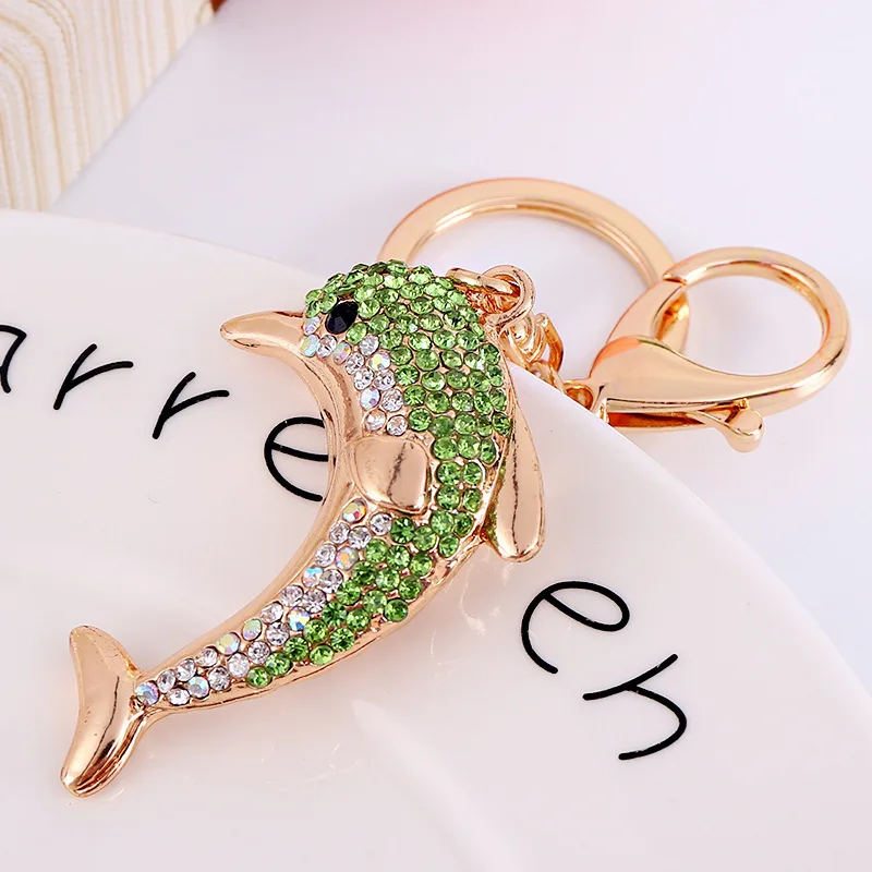 Китай онлайн продажа кулон в форме рыбы брелок с украшением виде кристаллов