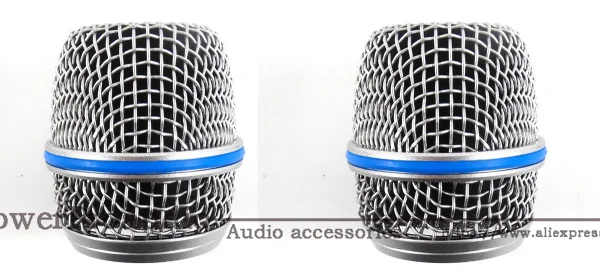

2x Metal Mesh Microphone Grille Fits for Shure Beta 57, Beta 57A microphone
