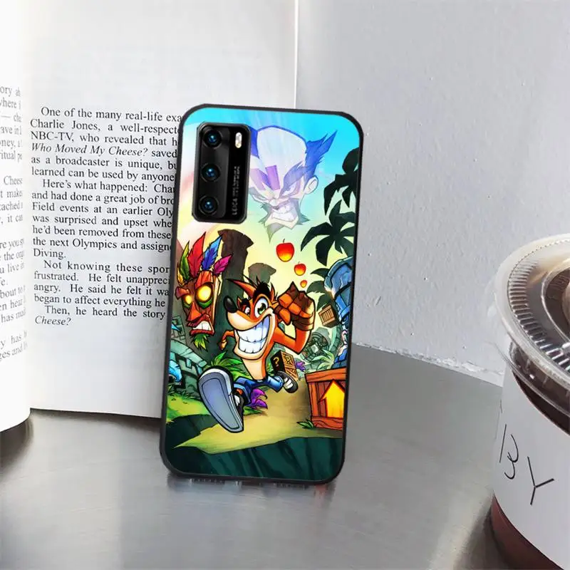 

Hot Game Crash Bandicoot Phone Case for huawei P40 pro lite P8 P9 P10 P20 P30 psmart 2019 2017 2018