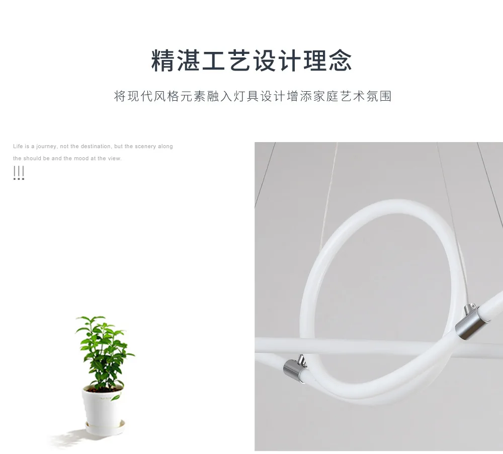 

Modern Pendant Light restaurant living room kitchen lamp Personality 360-degree led lights Hotel Room bar light fixtures