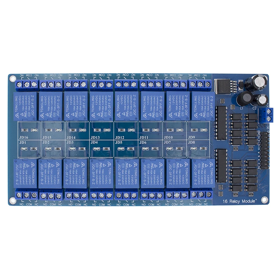 12-В 16-канальный релейный модуль для arduino ARM PIC AVR DSP электронная релейная пластина
