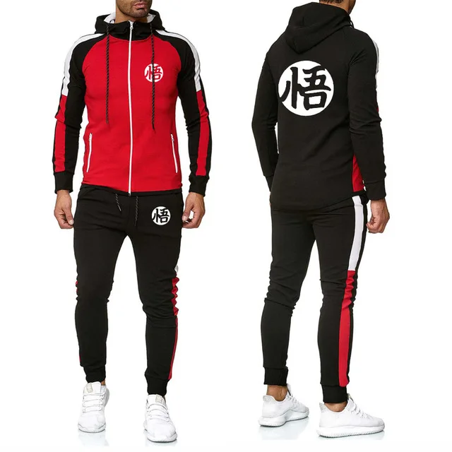 Мужские костюмы Аниме Драконий жемчуг Z Goku толстовки мужские повседневные