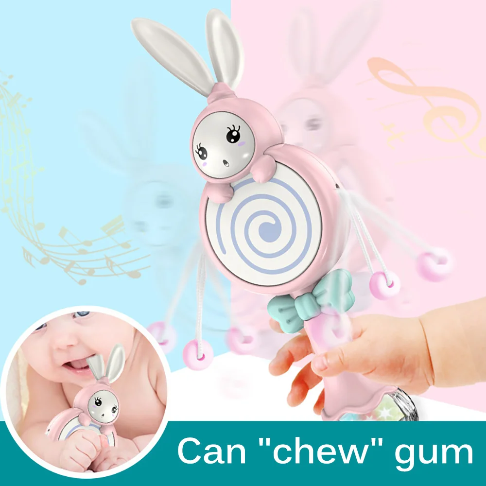 

Rabbit Baby Rattles Early Development Toys 0-12 Months Baby Musical Hand Shaking Rattle Toy Funny Educational Mobiles Toys Gifts