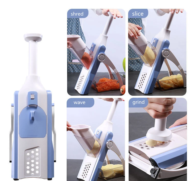

5 in 1 multifunction integrated vertical vegetable cutter shredded slice easy to disassemble and wash Kitchen Accessories