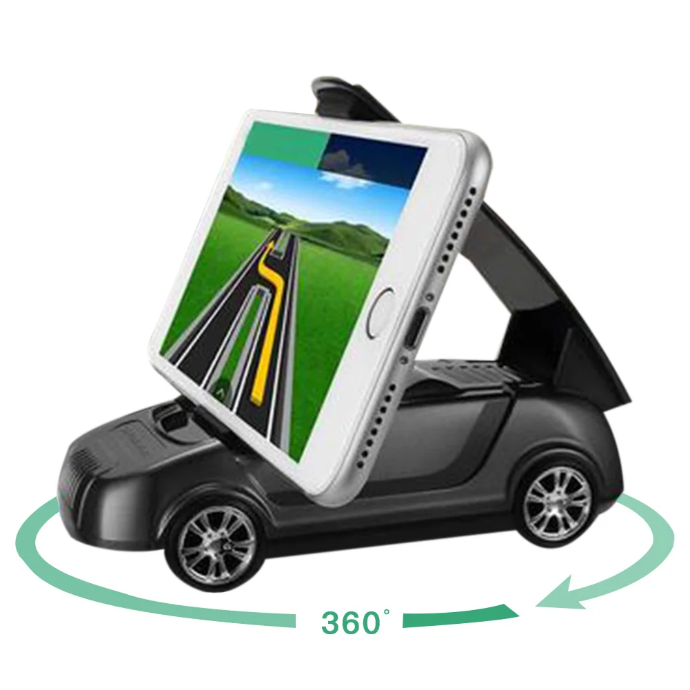 

Car Phone Holder Self-adhesive Bracket 360° Rotation Dashboard Mount Support Telephone Interior Accessories