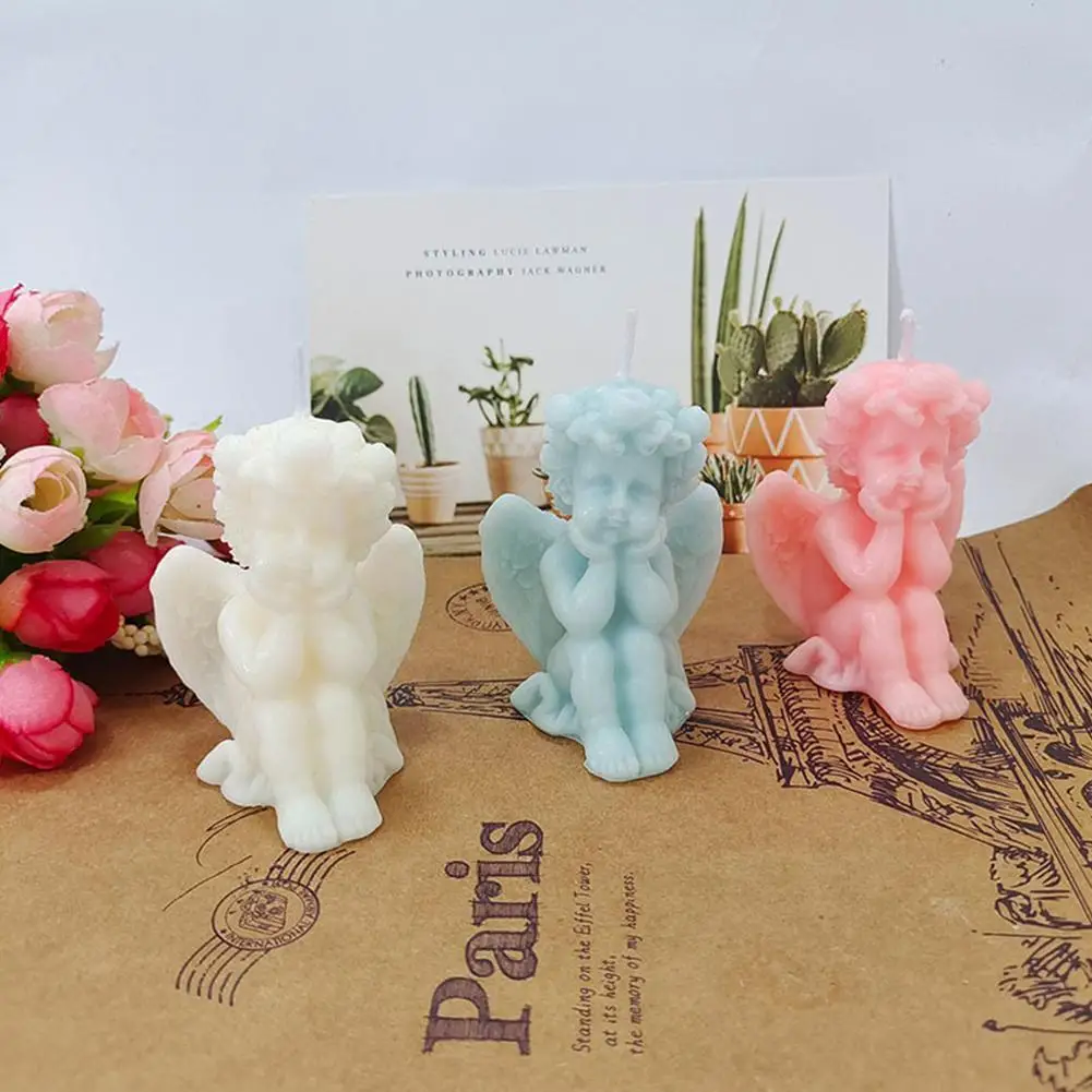 

3D Angel Art Aromatherapy Candle Angel Scented Candle Birthday Candle Wax Home Home Innovative Party Decoration Christmas