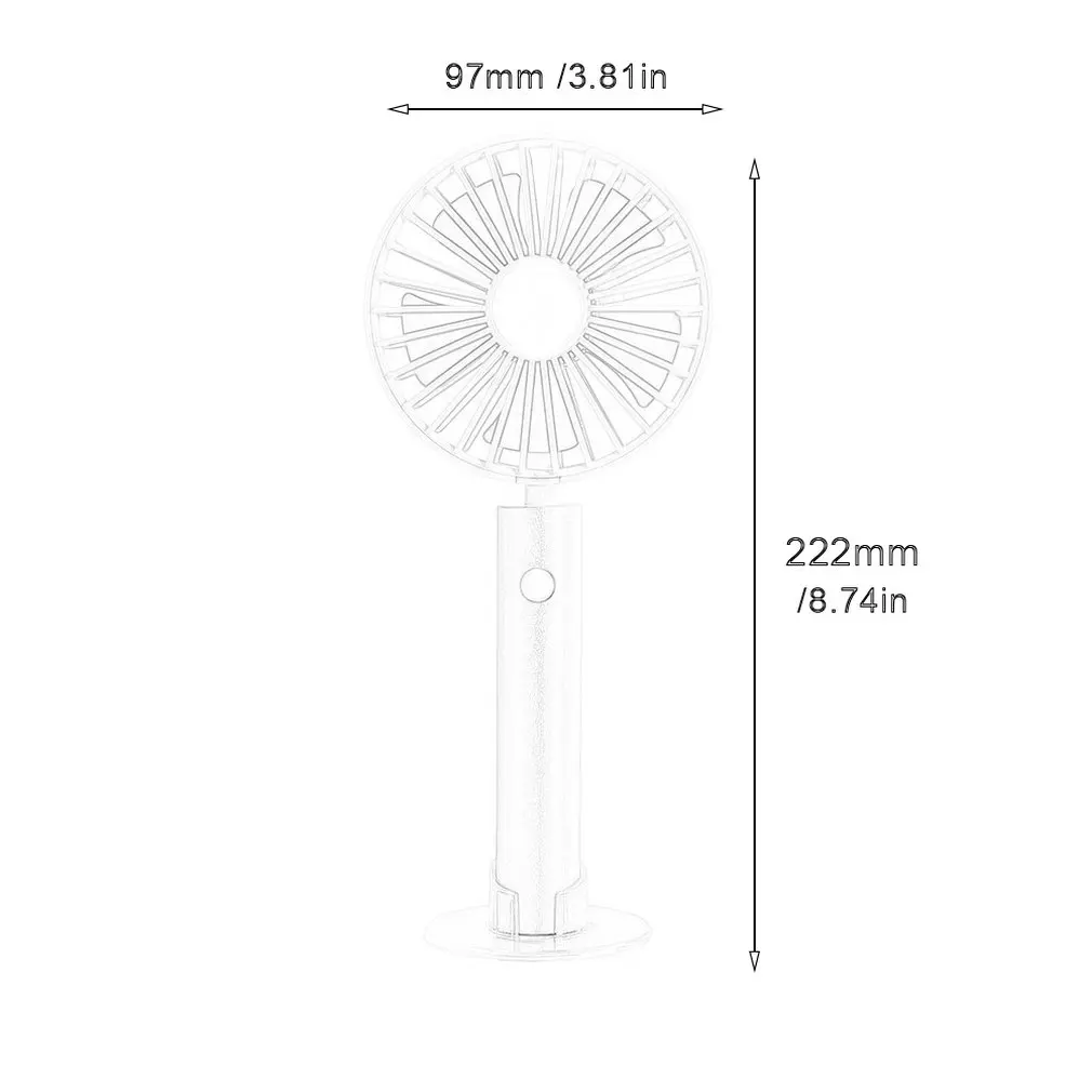 

3 Speed Adjustable USB Hand-held Desk Fan Cooler Handheld Air Conditioner Cooling Fan Summer Air Conditioner Cooler Sale
