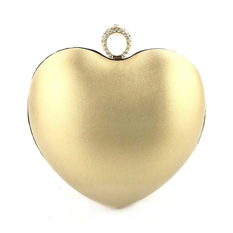 Новый цветочный дизайн вечерняя сумка металлическая ручка в форме сердца