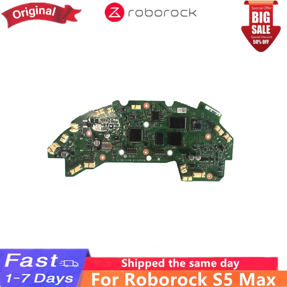 

Новинка 100%, оригинальная материнская плата робота-пылесоса Roborock S5 Max (CE)/(FCC), компьютерная версия, запасные части, аксессуары