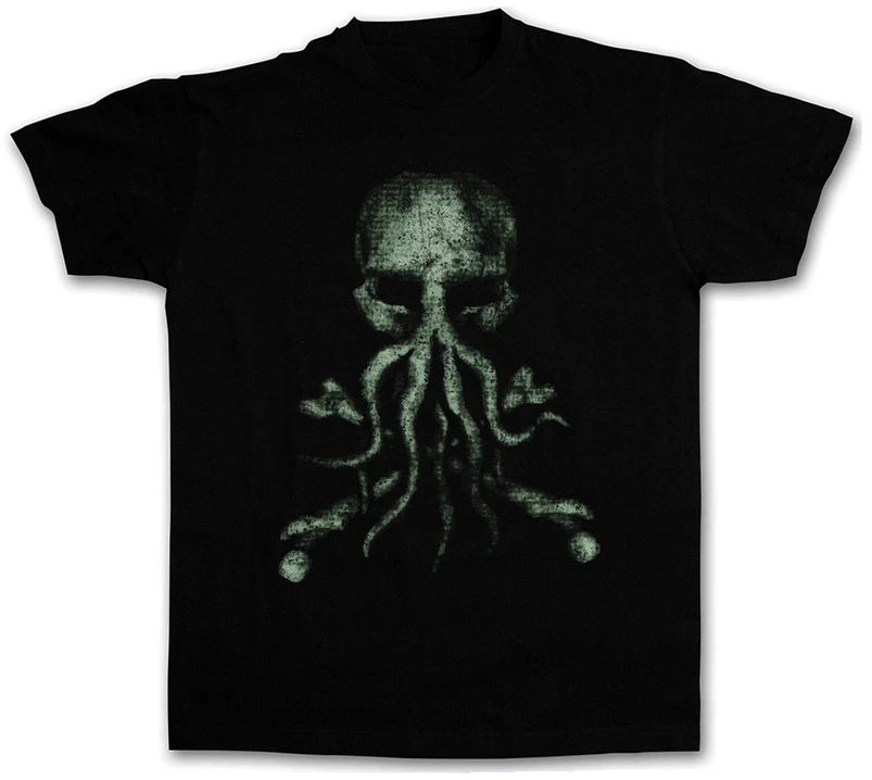 Cthulhu Bones футболка Wars Horror Arkham H. P. Miskatonic loveccraft Dunwich бесплатная доставка Забавные топы
