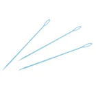 9 шт. цветные большие пластиковые швейные иглы для детей, рукоделие