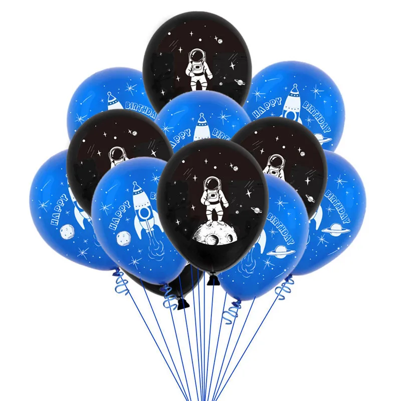 

10 шт 12 дюймов астронавт ракеты с днем рождения латексные шары Baby Shower космической галактики воздушный шар для детей для вечеринок по случаю Д...