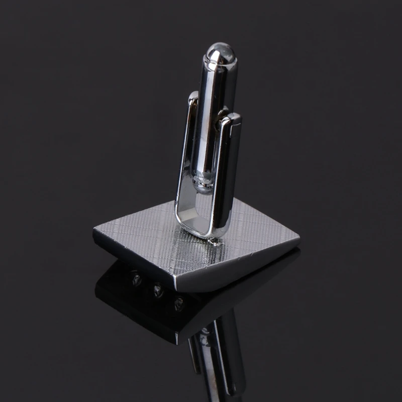 Мужские запонки квадратные Стразы ювелирные изделия стильные подарки деловой