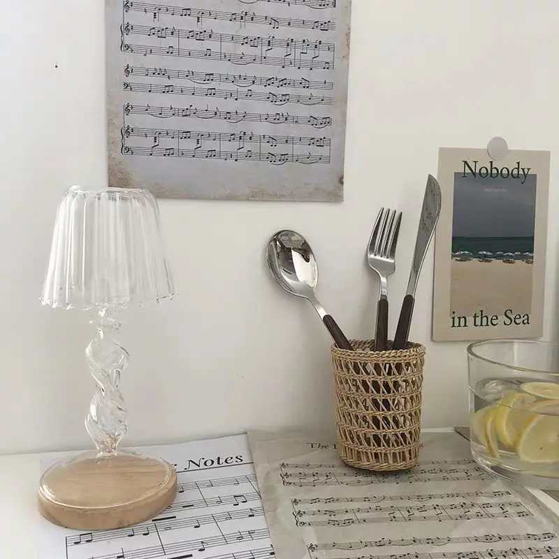 Плетеная корзина из ротанга Cutelife портативная Соломенная Сумочка для хранения