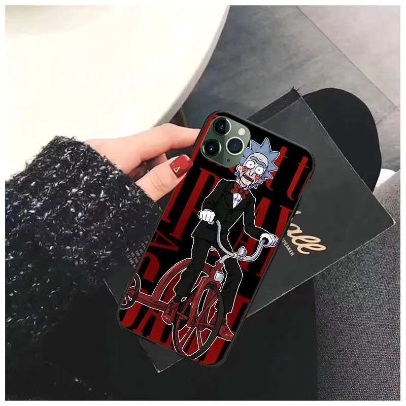 11pro MAX Rick y Morty TPU мягкий чехол для мобильного телефона Apple iPhone 8 7 6 6S Plus X XS 5 5S SE XR